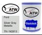 Preview: Ford, Silver Gray Metallic, TN / M2813: 500ml Lackdose, von ATW Autoteile West.